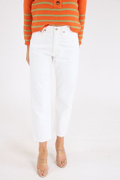 90’s Crop in Marshmallow
