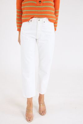 90’s Crop in Marshmallow