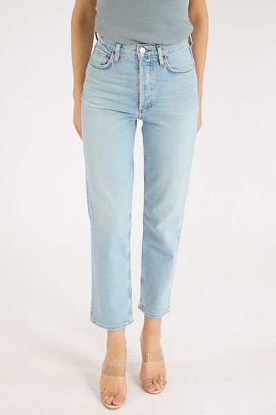 90's pinch waist crop in flaunt