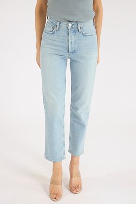 90's pinch waist crop in flaunt