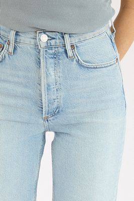 90's pinch waist crop in flaunt