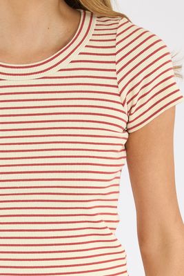 Stripe Brother Tee