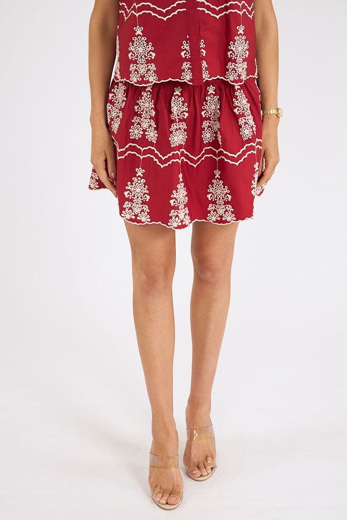 Sky Skirt Red