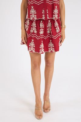 Sky Skirt Red