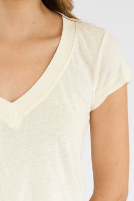 Val V Neck Natural