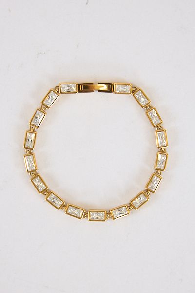 Monroe Baguette Bezel Bracelet