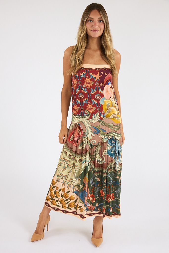 Lunar Boho Multicolor Maxi Dress, Farm Rio