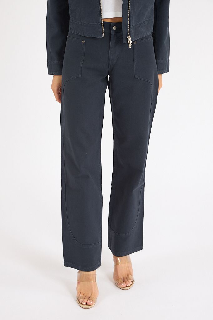 Supply Jean in Navy Canvas, Still Here, e.Allen