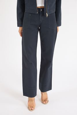 Supply Jean in Navy Canvas, Still Here, e.Allen