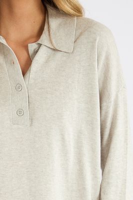 Collin Sweater Silver Smoke