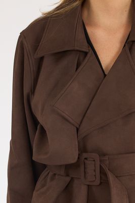 Marais Faux Suede Trench
