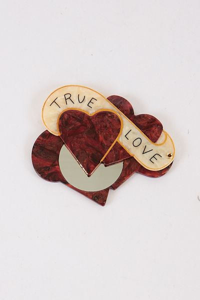 Hand Painted Compact Mirror