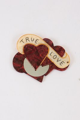 Hand Painted Compact Mirror