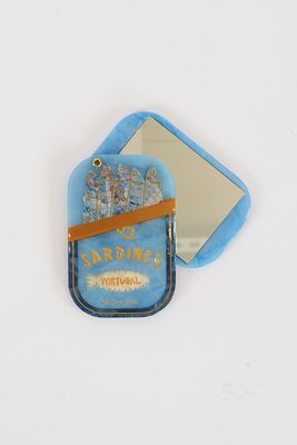 Hand Painted Compact Mirror