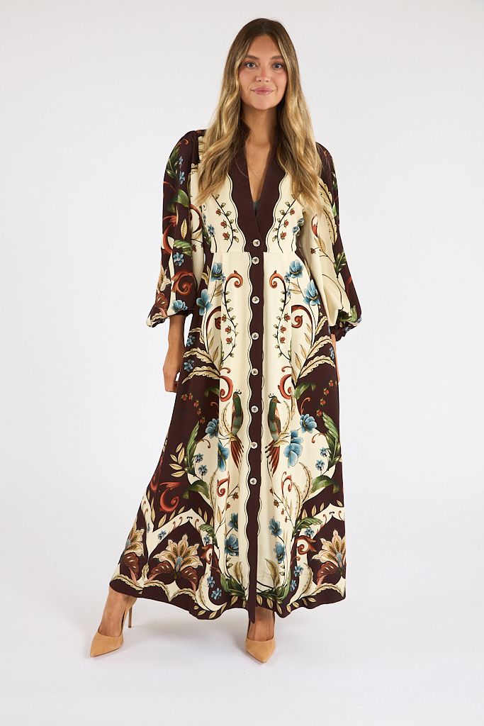Millena Winter White Maxi Dress, Farm Rio 