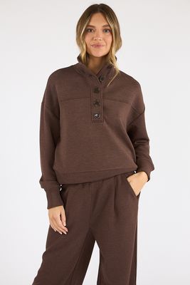 Bronya Button Placket Sweat, Varley
