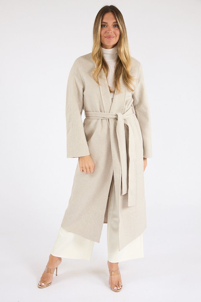 Felice Long Belted Coat, Varley