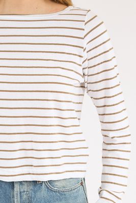 Parker Tee Driftwood Stripe