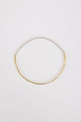 Nikita Half Tennis Necklace