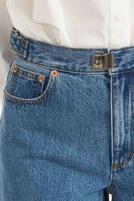 Buckle Jean in Classic Blue