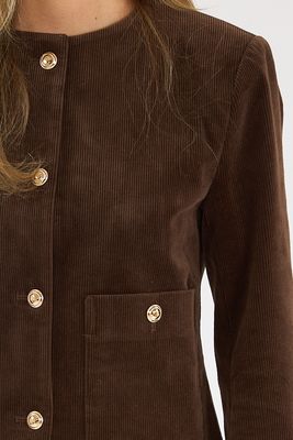 Juliette Crop Corduroy Jacket