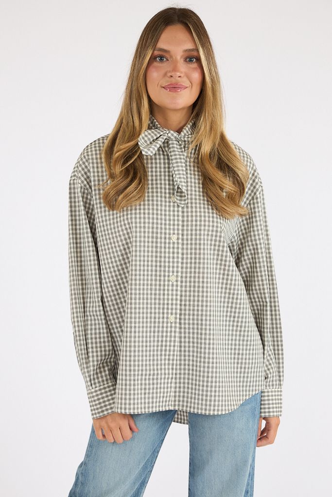 Clair Tie Neck Shirt