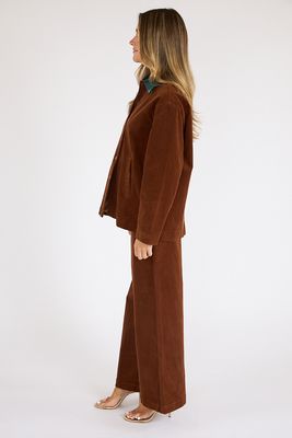 Casey Corduroy Contrast Collar Jacket