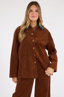 Casey Corduroy Contrast Collar Jacket, French Connection, e.Allen