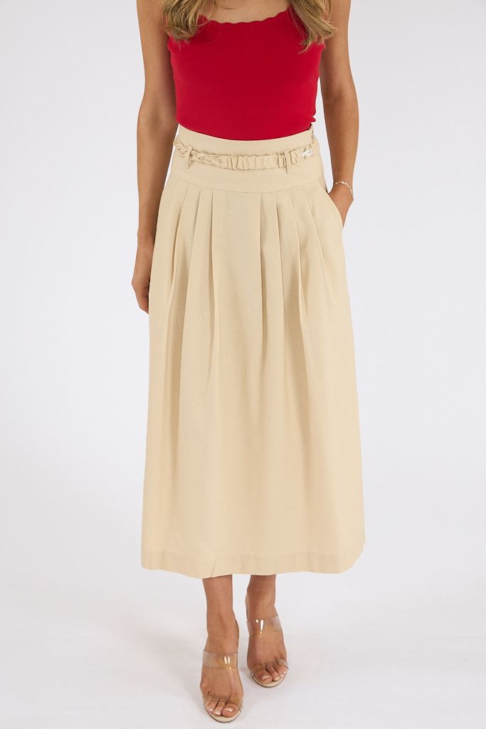 Yvette Pleat Skirt