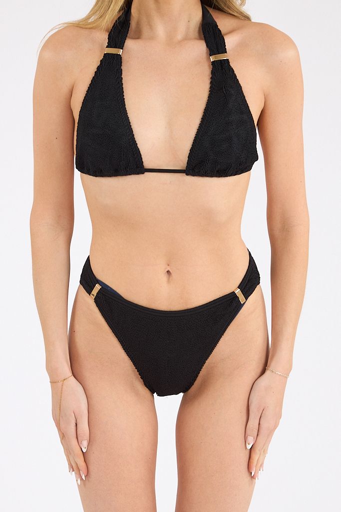 Paris Gold Slider Top Black