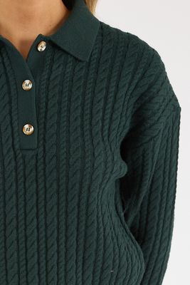 Dottie Polo Knit Sweater