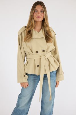 Saint Crop Trench Jacket, Elodie, e.Allen, Nashville Boutique