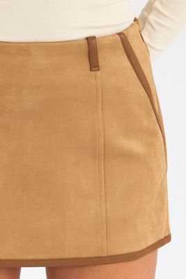Terrain Faux Suede Skirt
