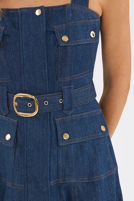 Jenna Denim Midi Dress