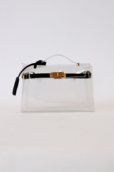The Mini Top Handle Clear Bag
