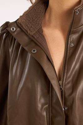Vegan Leather Elodie Jacket