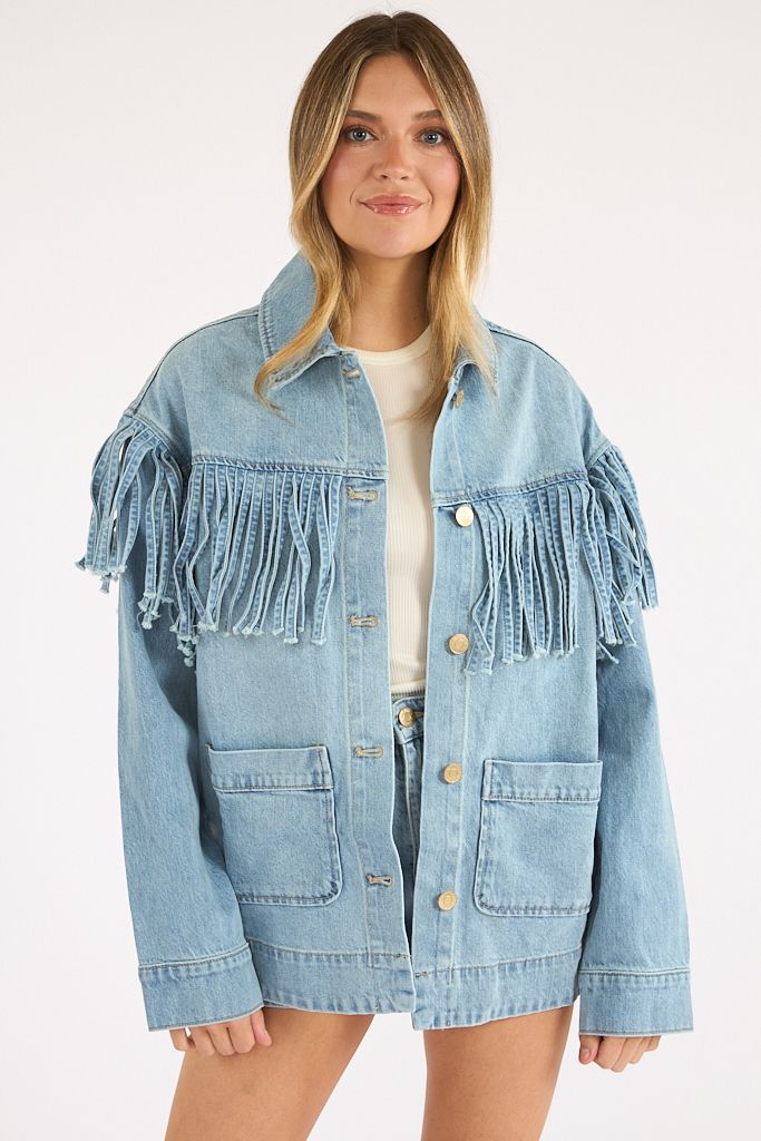 Ojai Fringe Jacket, Show Me Your Mumu, e.Allen