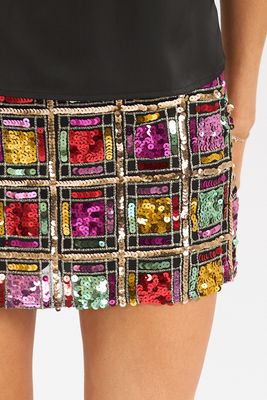 All Night Skort Studio Sequin