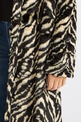 Miss Cindy Zebra Faux Fur