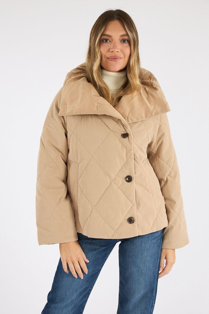 Evren Short Quilted Coat, Varley