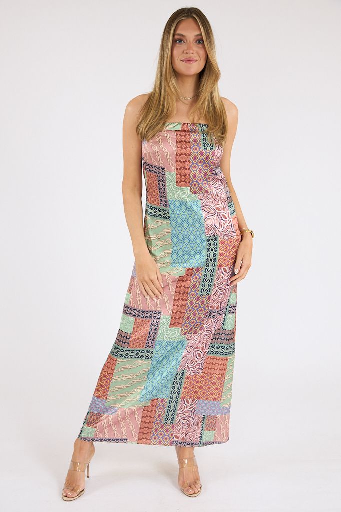 Amal Dress Oasis Patchwork