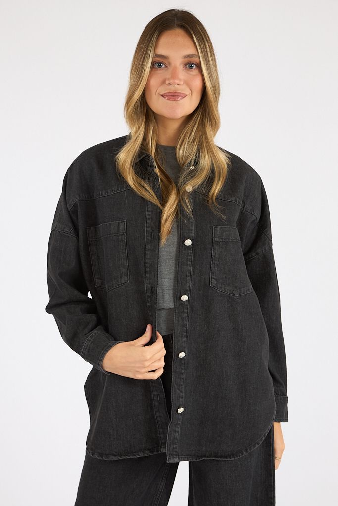 Elton Denim Button Down Shirt, French Connection