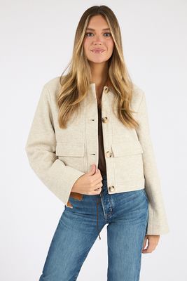 Luc Collar Short Jacket, Elodie, e.Allen