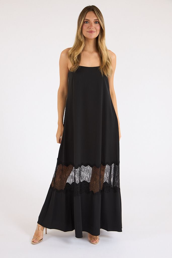 Quinn Crepe Lace Maxi Dress, French Connection, e.Allen