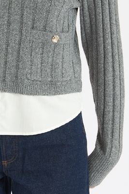 Aleyna Knit Collared Pullover
