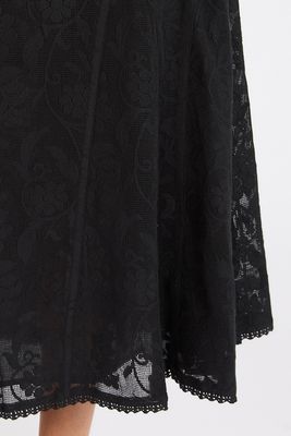 Gossamer Midi Skirt Black
