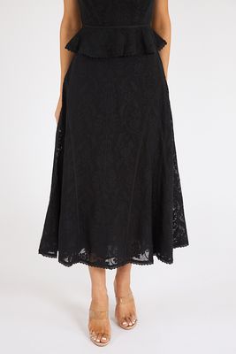 Gossamer Midi Skirt Black, Cleobella, e .Allen