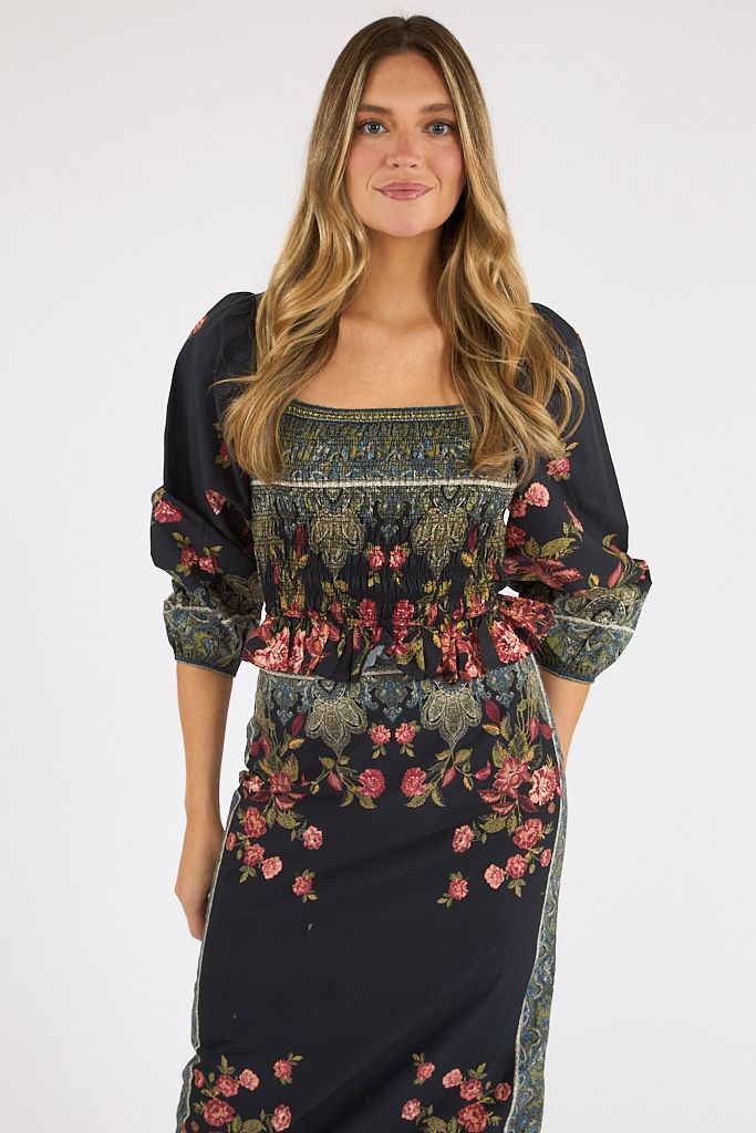 Ekaterina Print Top, Cleobella, e.Allen