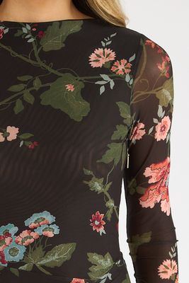 Katya Midi Dress Chat Des Fleur