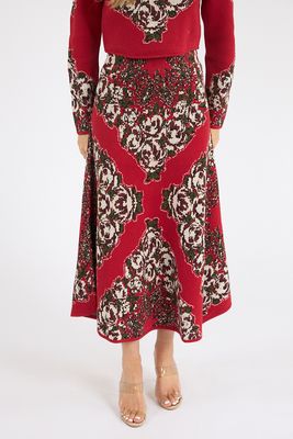 Taylor Ankle Skirt Soir Savvy Red
